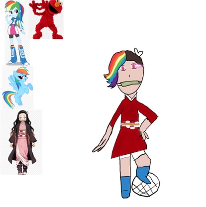 Rainbow Dash Combined With Elmo and Nezuko.jpg